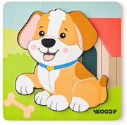 Woody Puzzle Baby Piesek