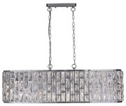 Searchlight 65818-8CC - Żyrandol na łańcuchu BIJOU 8xE14/40W/230V