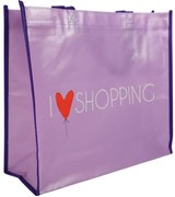 Torba na zakupy SHOP & GO 37 cm - różne warianty Wersja: I love shopping