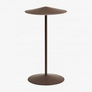 Bezprzewodowa Lampa Stołowa Led Do Użytku Zewnętrznego Z Żelaza Emilein Chocolate - Sklum