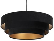 Lampa wisząca TRIO czarna/złota BPS KONCEPT