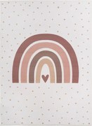 Dywan dziecięcy Coco Tęcza beżowa na kremowym tle 80 cm x 150 cm