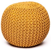 Musztardowy puf Bonami Essentials Jagger