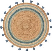 Ręcznie tkany turkusowy dywan dziecięcy Lovis