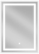 Mexen Miko lustro łazienkowe podświetlane 50 x 70 cm, LED 6000K, antypara - 9819-050-070-611-00