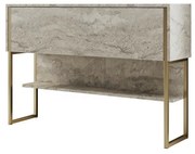 Komoda Luxe Travertine and Gold