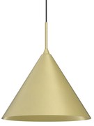 Lampa wisząca CAPITAL GOLD Ø32cm 1xGX53 złota pojedyncza, jeden klosz, trójkąt
