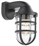 Redo 90207 - Lampa ścienna zewnętrzna CAGE 1xE27/28W/230V IP44 czarna