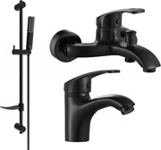 Mexen Fabia DF72 zestaw wannowy, czarny - 746503DF72-70