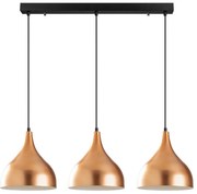 Lampa wisząca Saglam - 3781, miedziany