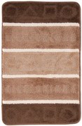 Stylowy antypoślizgowy brązowy chodniczek łazienkowy P3-Z27