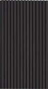 Panely Akustyczne z Drewnianych Płotek SucceBuy 120 x 60 cm, Współczesny Dekor, Czarny Buk