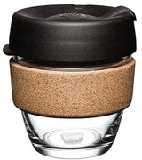 Czarny/brązowy kubek podróżny 227 ml Brew Cork Black S – KeepCup