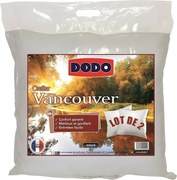 Zestaw 2 Poduszek DODO VANCOUVER 60x60cm z Miękkiej i Wygodnej Bawełny - Produkcja Francuska