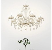 Eglo 39093 - Żyrandol BASILANO 8xE14/40W/230V