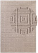 Dywan nowoczesny Perles Romby beżowy 120 cm x 170 cm