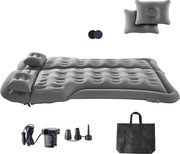 Materac Nadmuchiwany, SucceBuy Nadmuchiwany Materac Samochodowy Kocyk do Spania z Pompą Powietrzną Szary