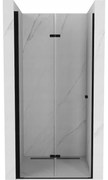 Mexen Lima drzwi prysznicowe składane 110 cm, transparent, czarne - 856-110-000-70-00