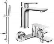 Mexen Alfa DF72 zestaw wannowy, chrom - 745703DF72-00