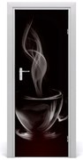 Naklejka na drzwi samoprzylepna Aromatyczna kawa