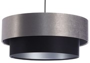 Lampa wisząca DOUBLE 40 czarna/szara BPS KONCEPT