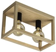 Spot-Light 9154274 - Lampa sufitowa KAGO 2xE27/60W/230V matowy dąb