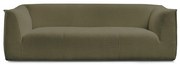 Zielona sofa z materiału bouclé 242 cm Giorgia – Bobochic Paris