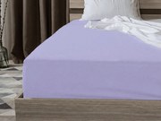 PrzytulneMieszkanie.pl Prześcieradło jersey jasnofioletowe 90 x 200 cm