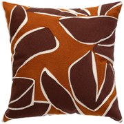 Poduszka dekoracyjna liście HARY, 45 x 45 cm