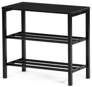 Szafka na buty 83168-42 BK, metal, czarna