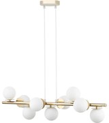 Żyrandol na lince AVOLA 9xG9/12W/230V złoty