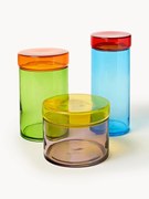Komplet pojemników ze szkła dmuchanego Multi, 3 elem.