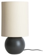 Lampa stołowa ALMA, płócienny abażur, Ø 16 cm