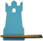 Niebieski kinkiet dziecięcy wieża - 4X K025 D3-M21