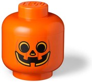 Pomarańczowe pudełko do przechowywania LEGO® Pumpkin Head L