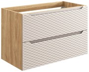 Beżowa szafka łazienkowa pod umywalkę T9-F18