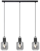 Potrójna wisząca grafitowa lampa T6-M01