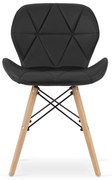 Krzesło LAGO ekoskóra - czarne x 1