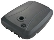 Czarna podstawa do parasola na kółkach 60L N4-E98