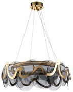 Lampa sufitowa wisząca APP1545-8CP Złota Szczotkowana