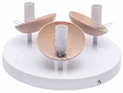 Lampa sufitowa potrójna, krótka SFERA WOOD 3xE14