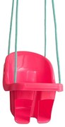 Tega Huśtawka wisząca dla dzieci, czerwona, 36 x39 x 50 cm