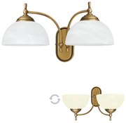 Klasyczny kinkiet mosiężny C-K2