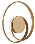 Redo 01-1790 - LED ściemnialny kinkiet TORSION LED/27W/230V brązowy