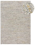 Kremowy dywan z mieszanki wełny tkany ręcznie 160x230 cm Minerals – Flair Rugs