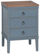 Niebieska szafka nocna Shabby – Ixia