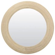 Lustro ścienne z rattanową ramą ø 109,5 cm Piedre – Light &amp; Living