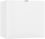 Biała szafka łazienkowa z frezami 60 cm G2-A31