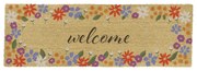 Wycieraczka z włókna kokosowego 40x120 cm Welcome Floral – Artsy Doormats