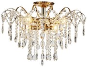 Brilagi - Żyrandol natynkowy CRYSTAL 6xE14/60W/230V złoty